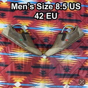 Kickers 9519 Brown Slip On Leather Casual Shoes Men’s Size 8.5 US 42 EU
